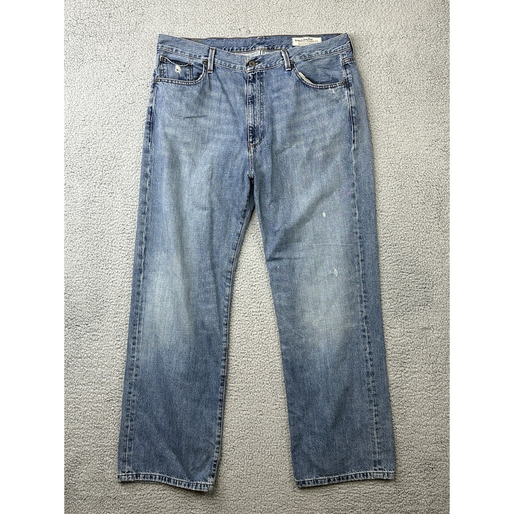 VTG Ralph Lauren Polo Jeans Co Mens 38x32 Blue Thompson Loose Denim Baggy